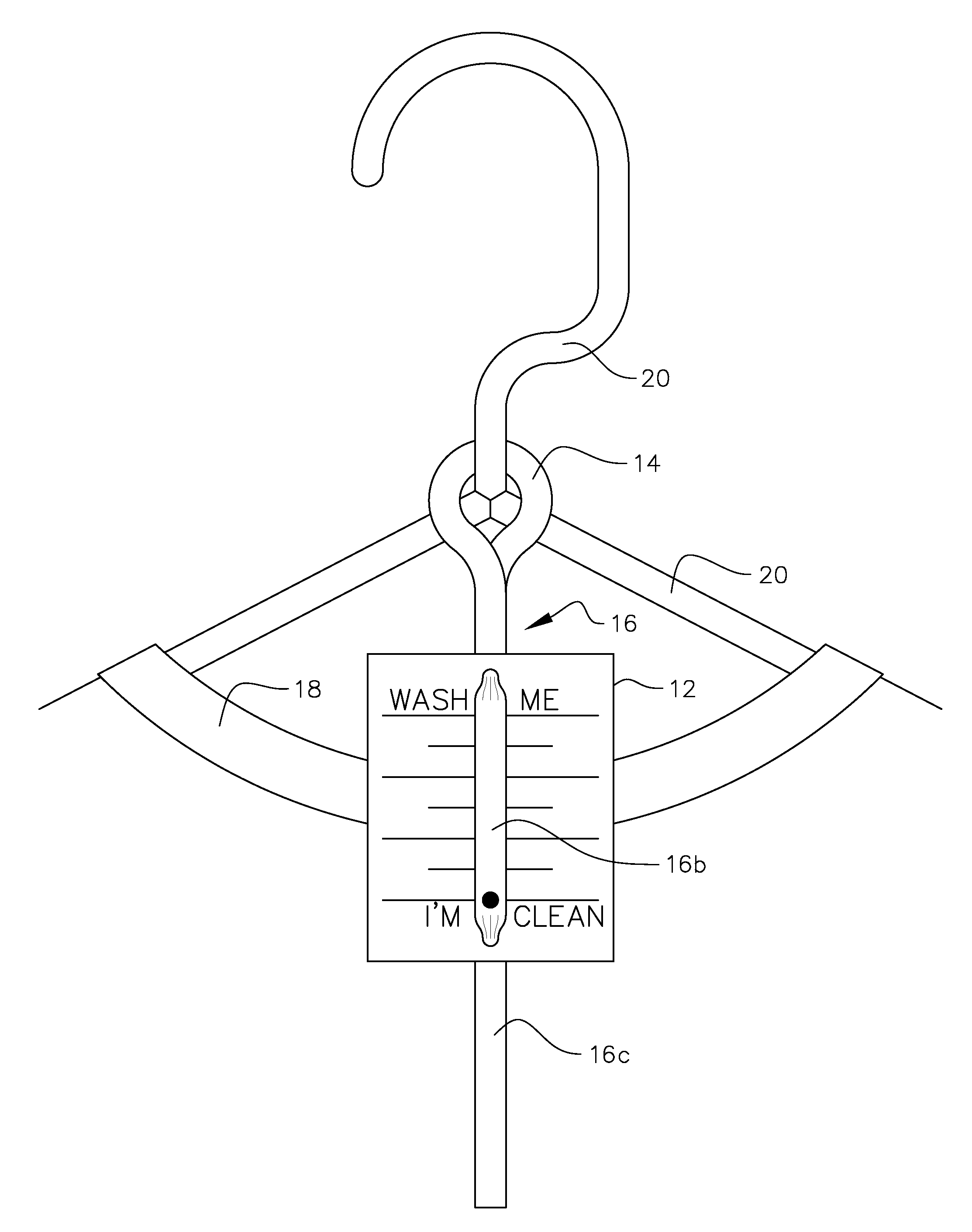 Garment cleanliness indicator