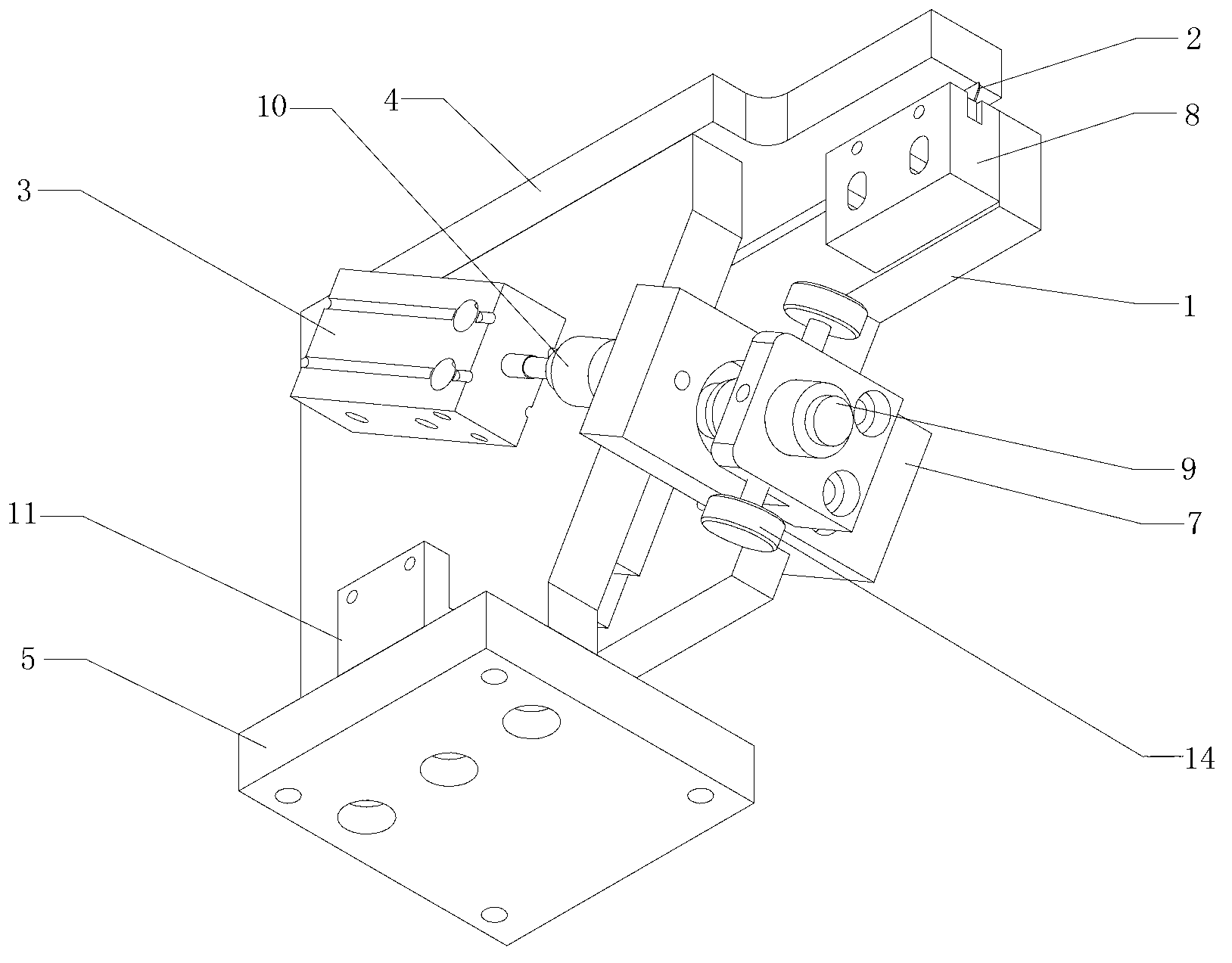 Precise electric-conducting adhesive film cutting device