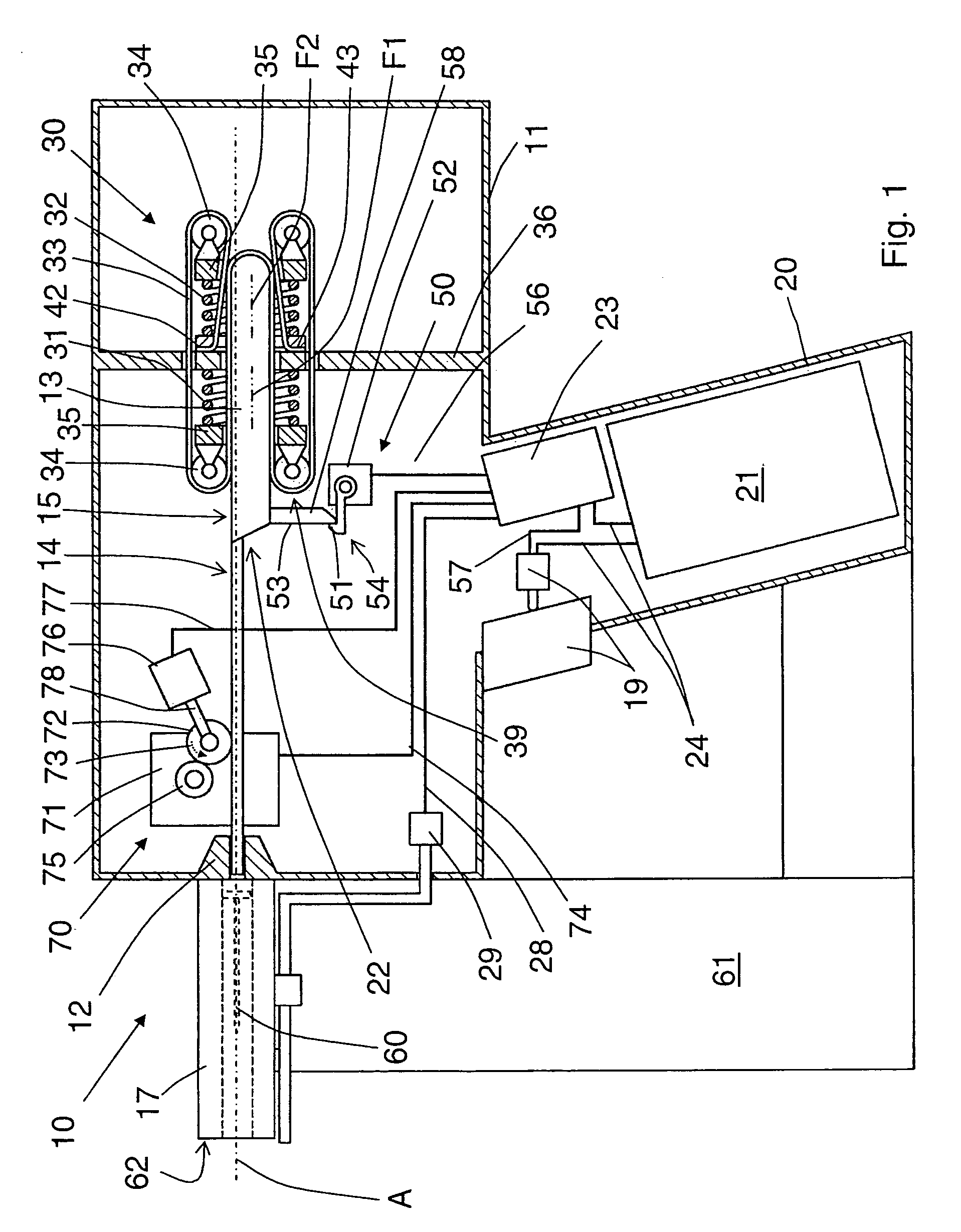 Hand-held drive-in tool