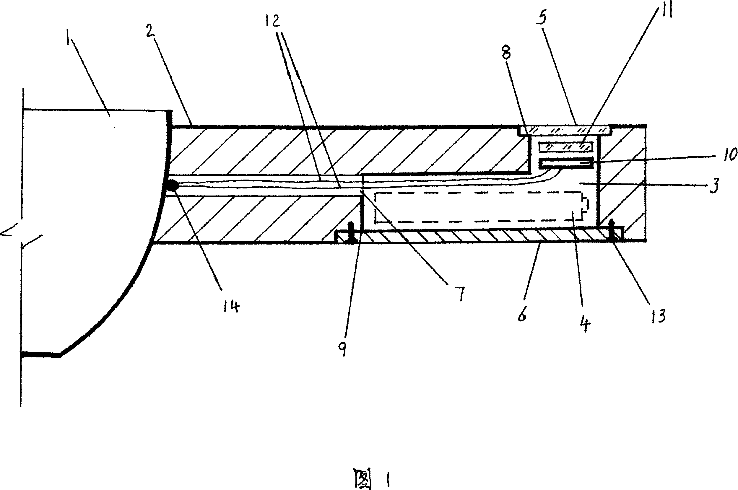 Cooking utensil with thermoelectric battery