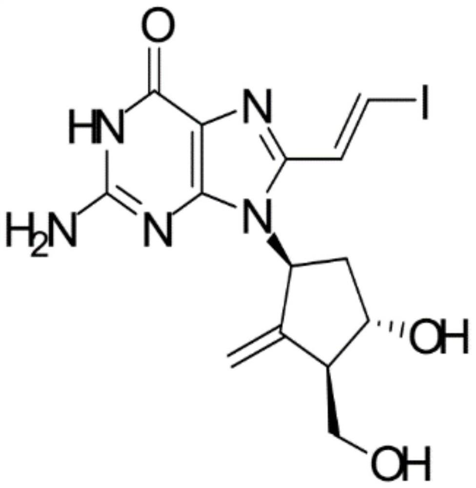 Novel iodine-containing antiviral drug