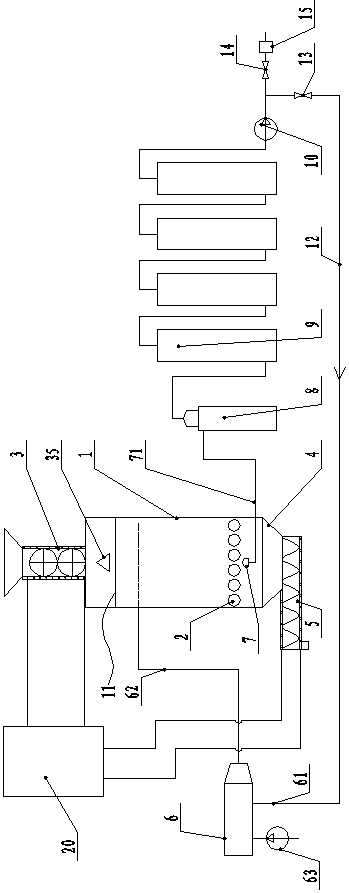 Biomass gasifier with preheating recovery function