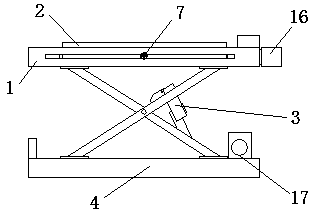 Antiskid support frame for repairing industrial equipment