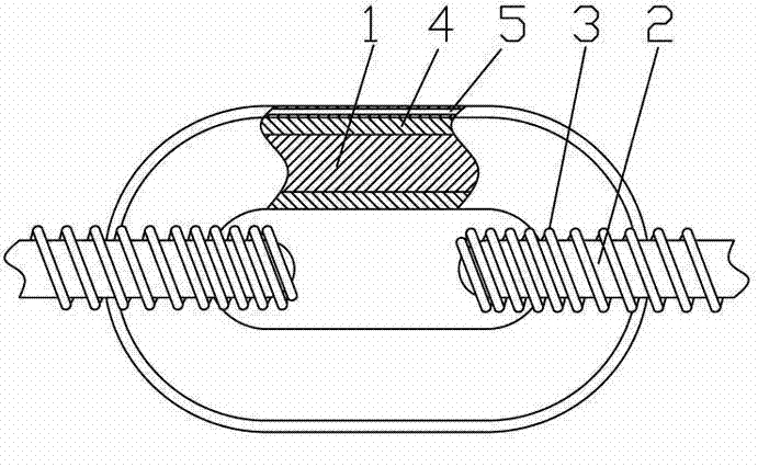 Connected metal link heat treatment process method