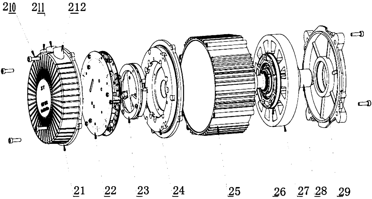 A motor with built-in control system