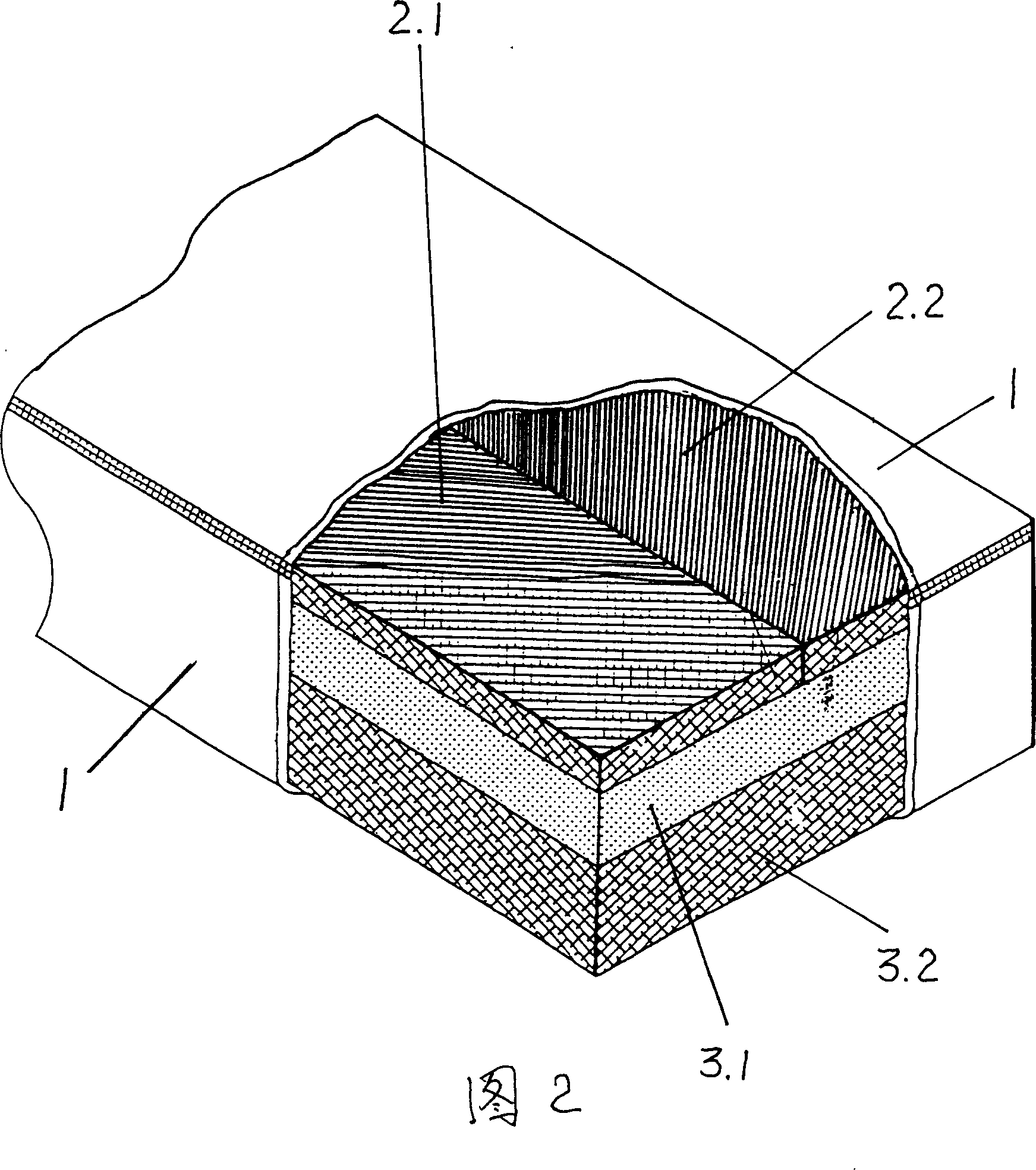 Medical mattress for vertebrae