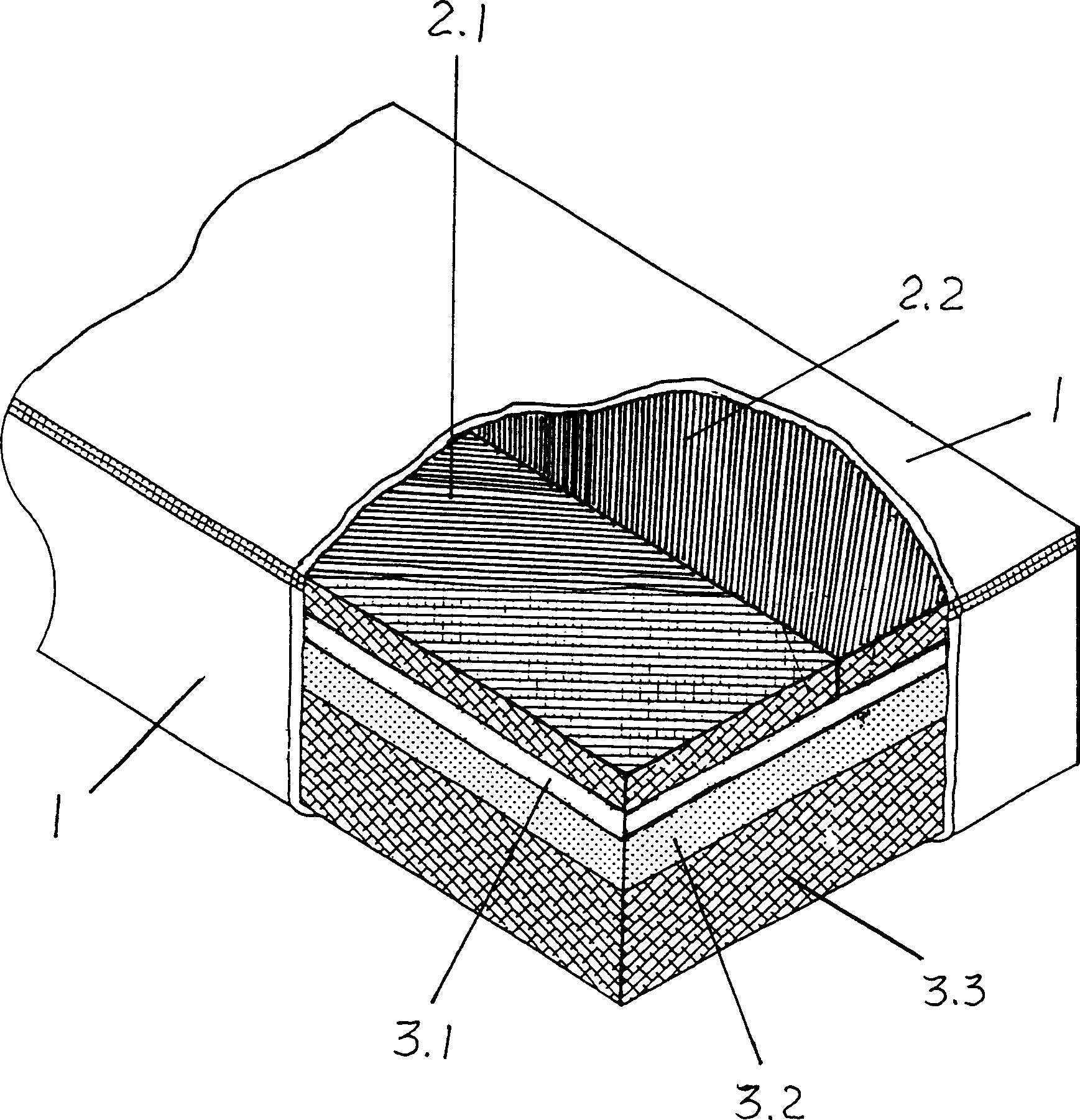 Medical mattress for vertebrae