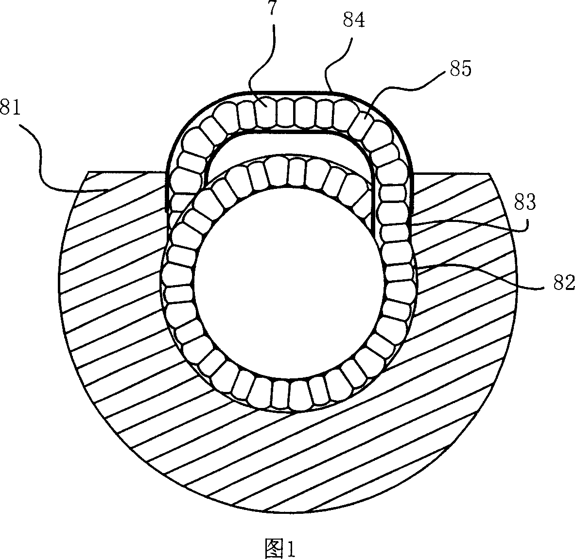 Return way structure of ball screw