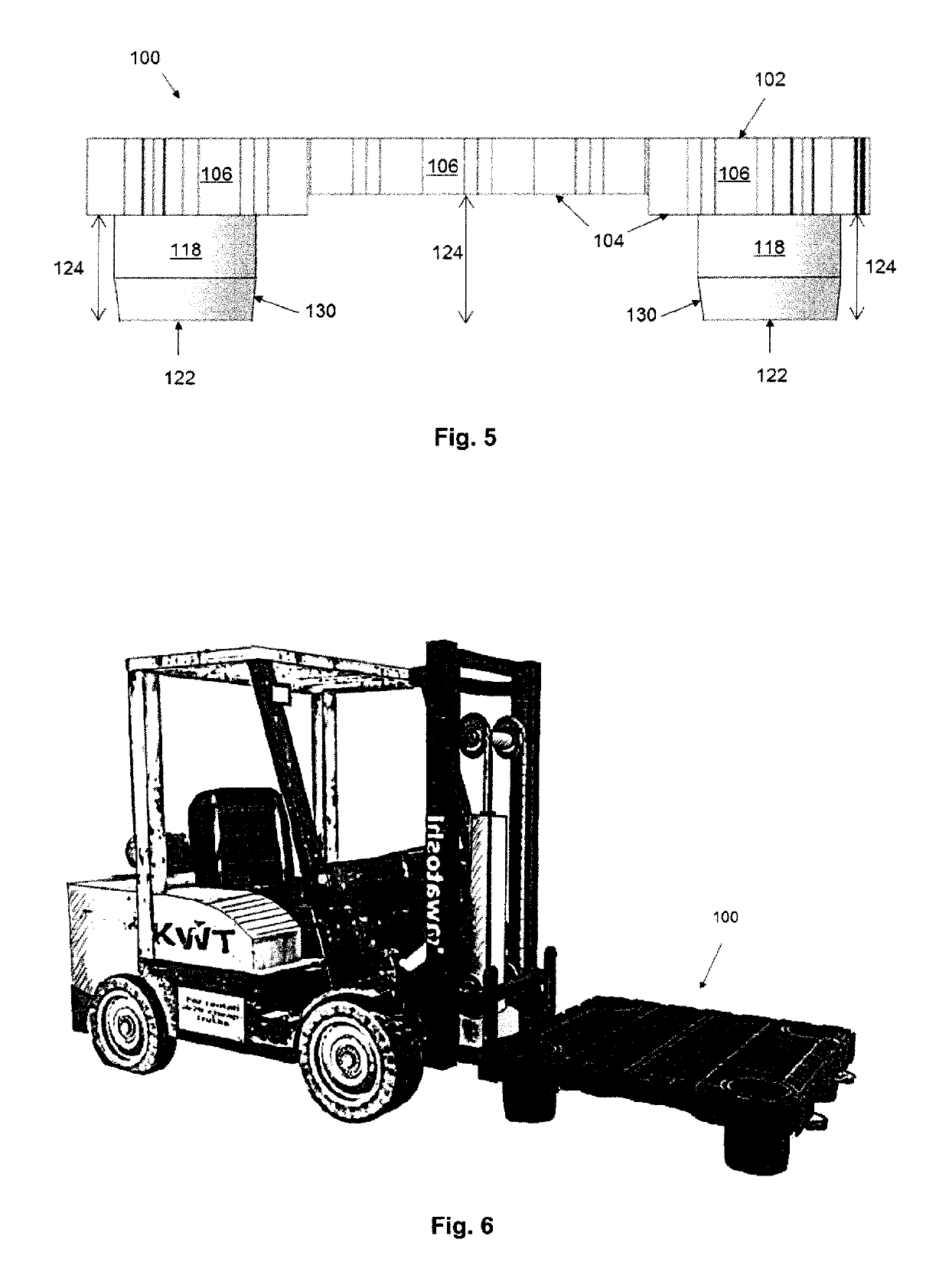 Modular pallet and multilayer support structure