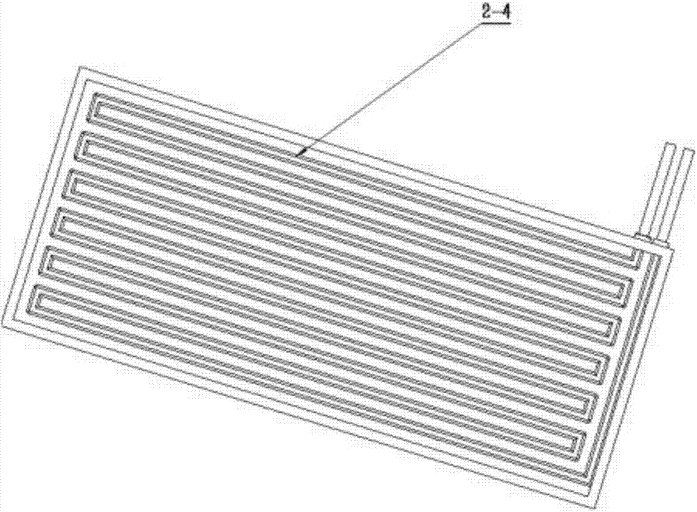 Temperature automatic regulating system of lithium ion power battery in electric automobile