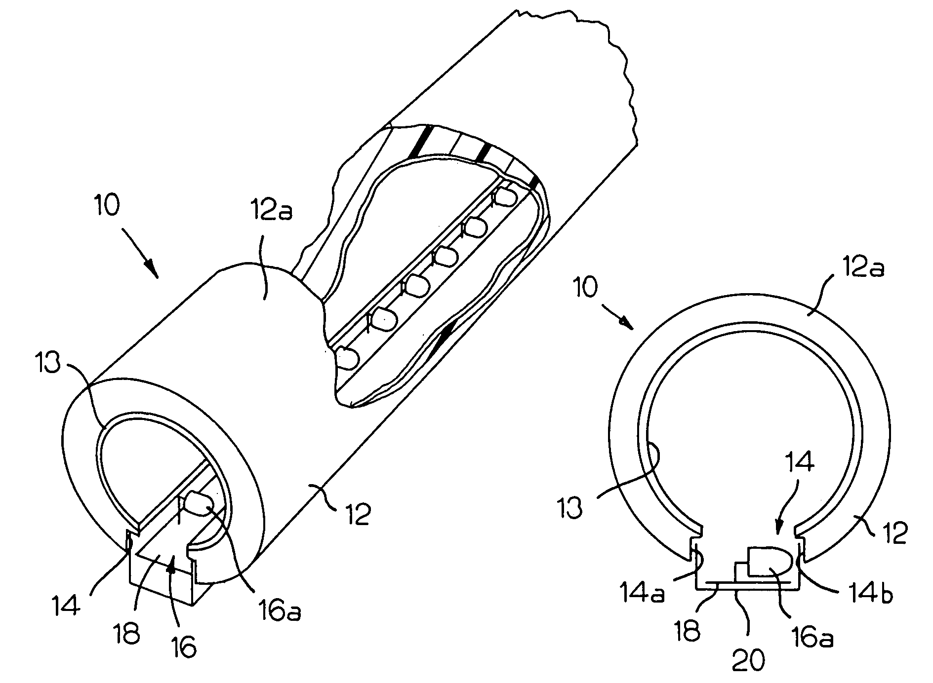 Illumination device for simulation of neon lighting