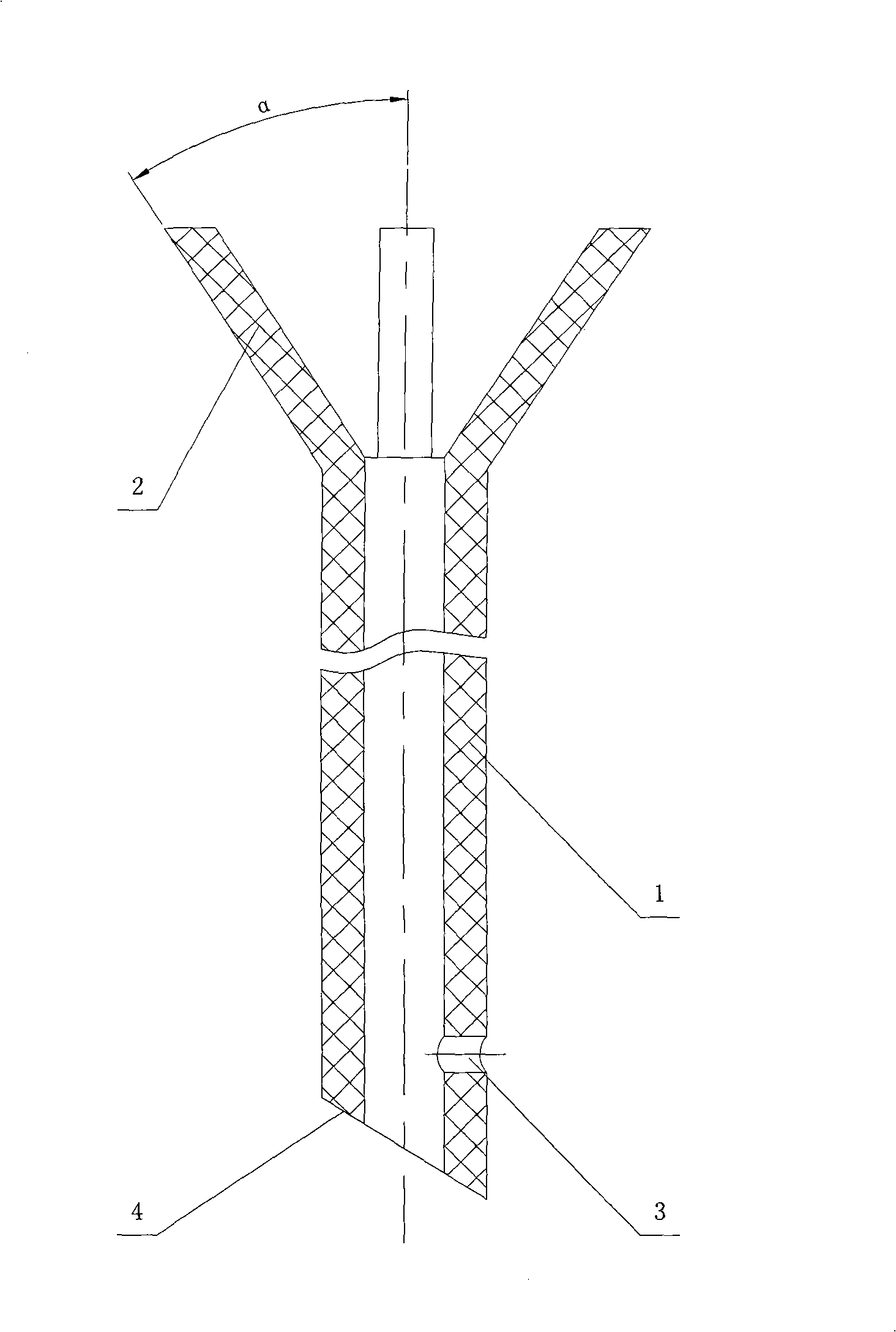 Lacrimal canal bracket with aliform fixing part