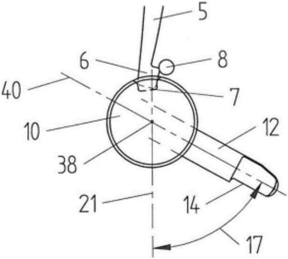 Deburring tool for deburring of nonround contours of workpieces