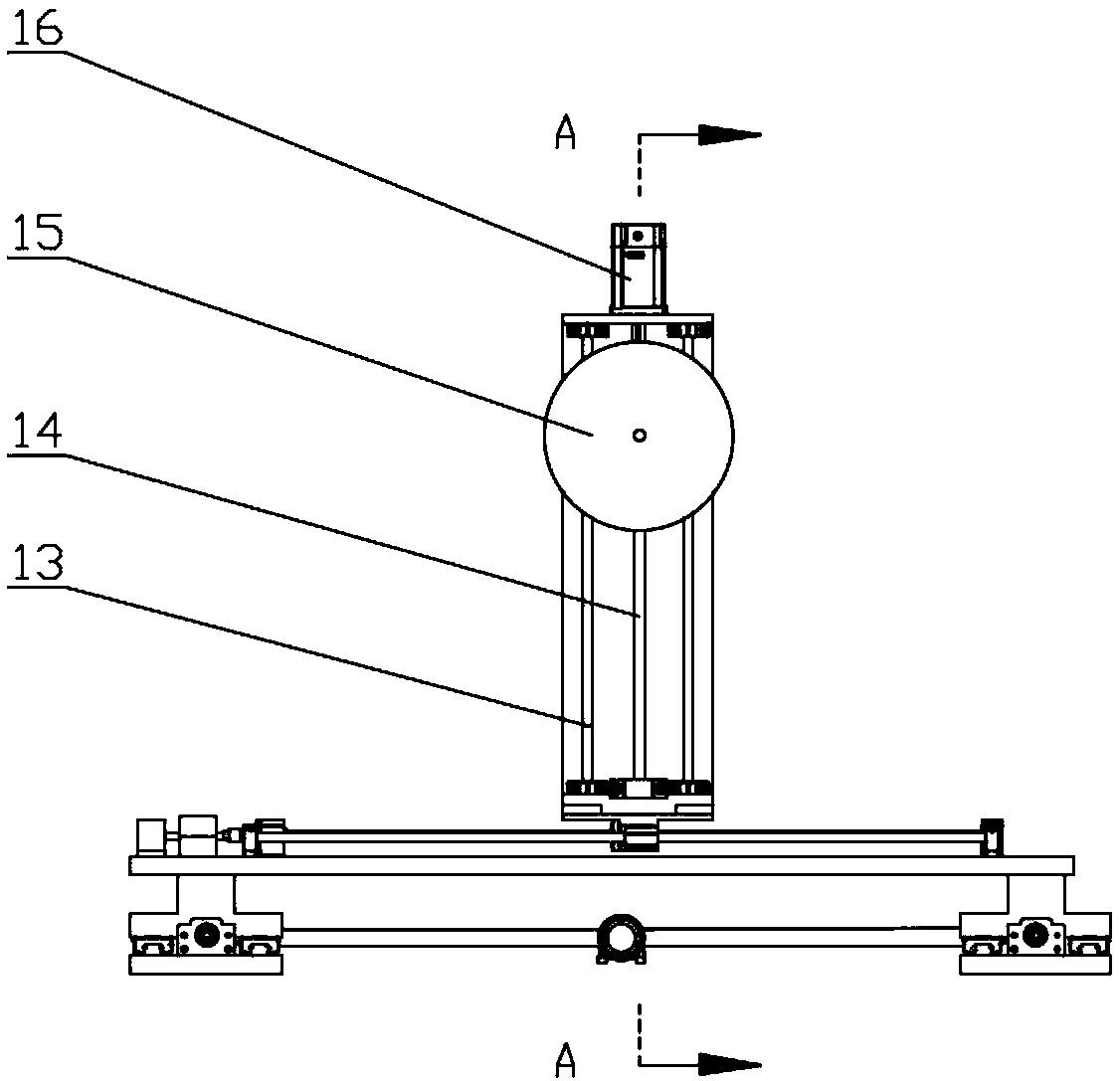 Single-spindle glass magnesium plate trimming machine and trimming method