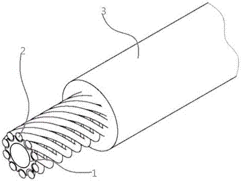 Wire wrapping support sealing piece