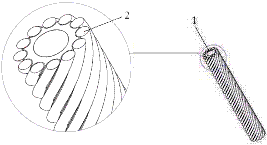 Wire wrapping support sealing piece