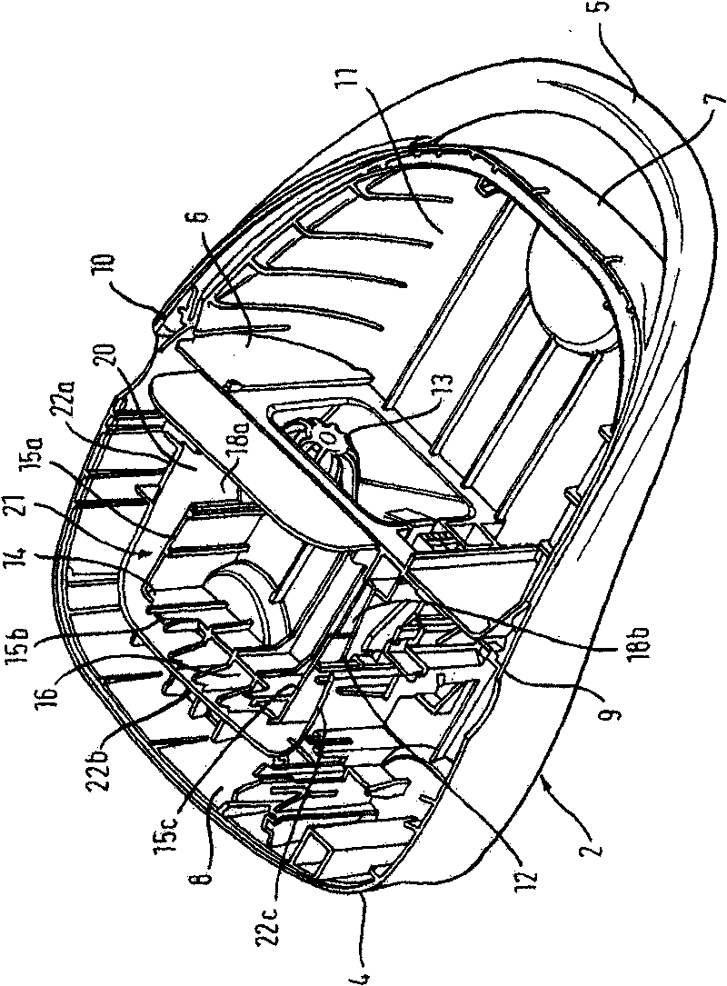 Vacuum cleaner having a blower capsule