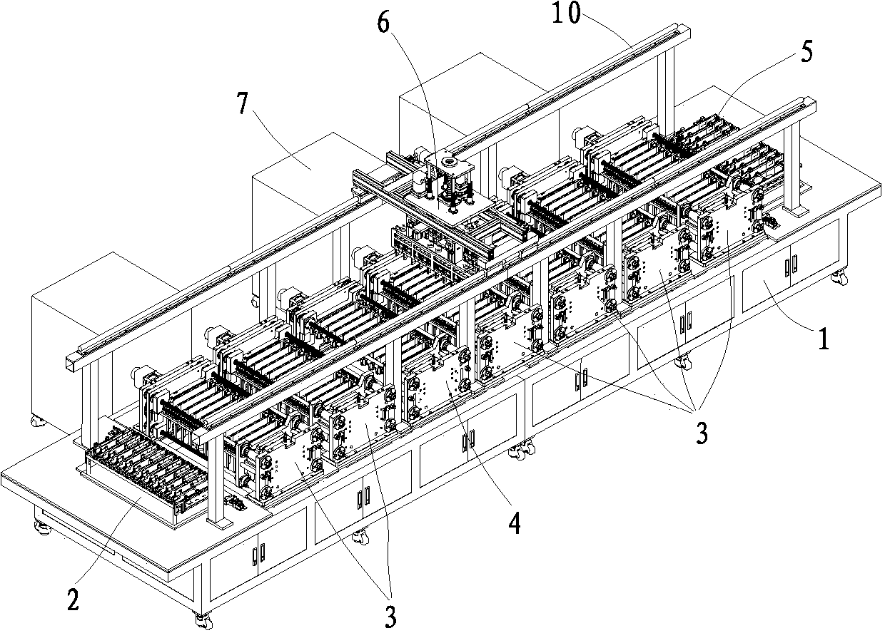 Lithium ion battery hot and cold-press formation equipment