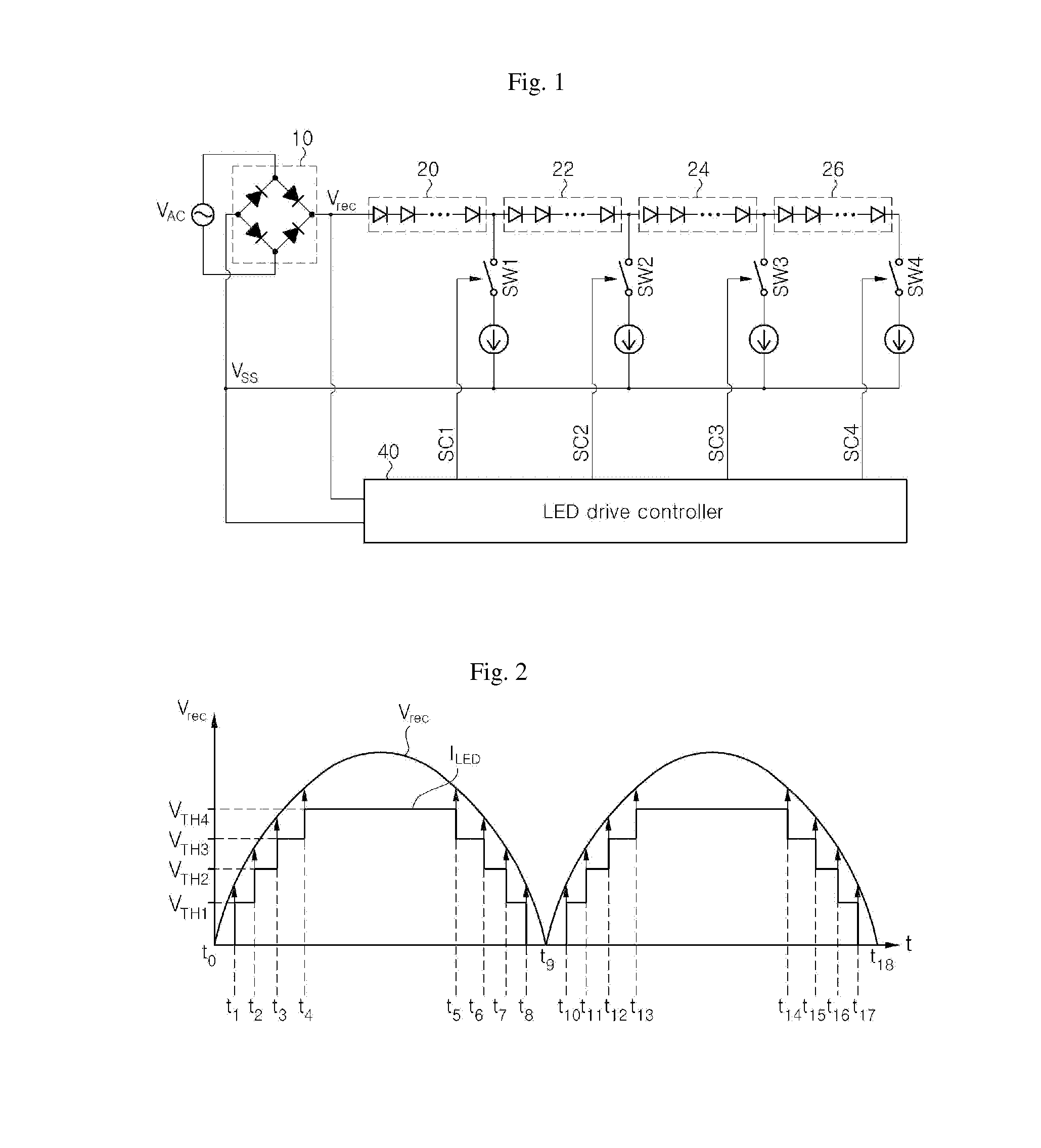 Ac LED lighting apparatus