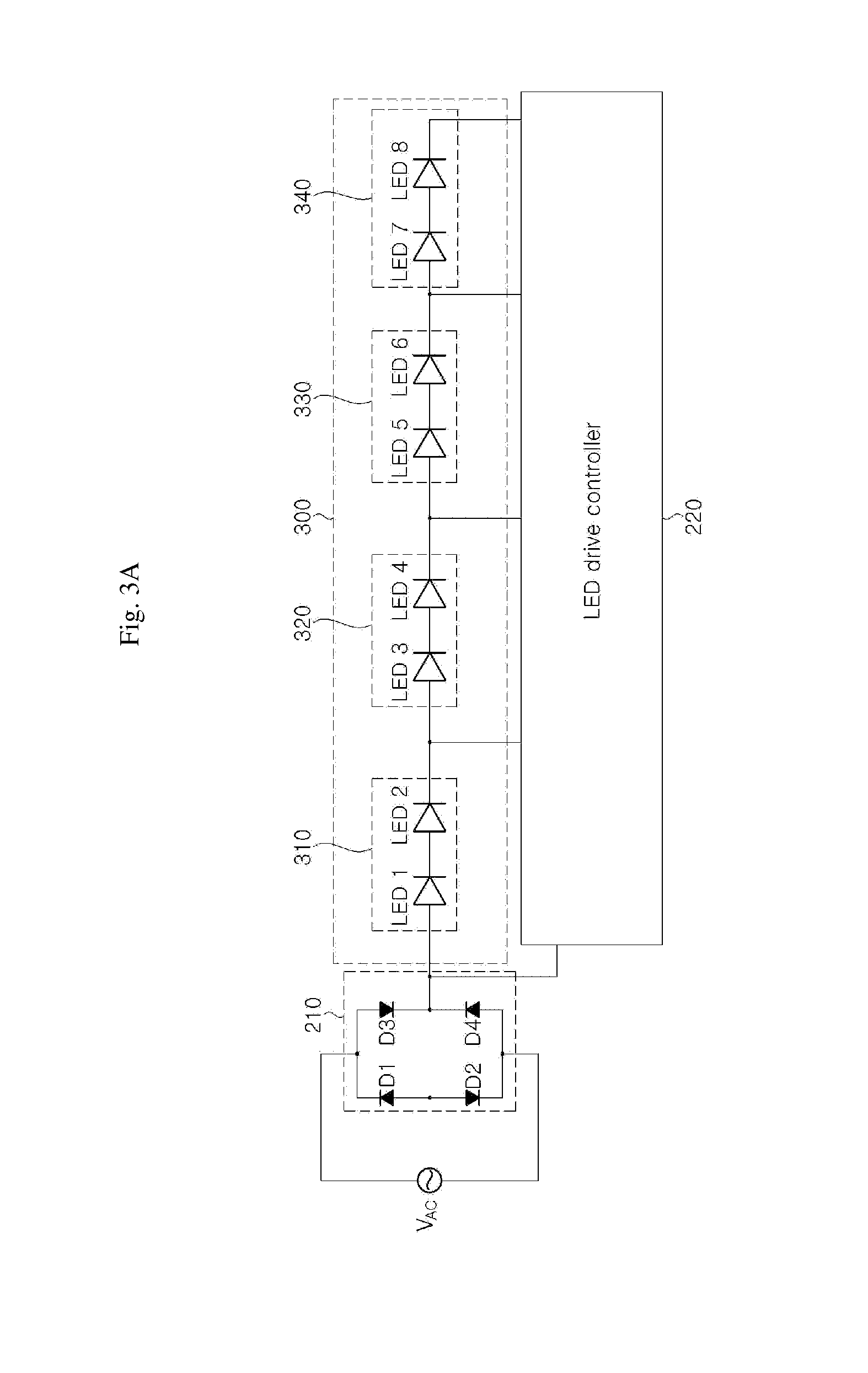 Ac LED lighting apparatus