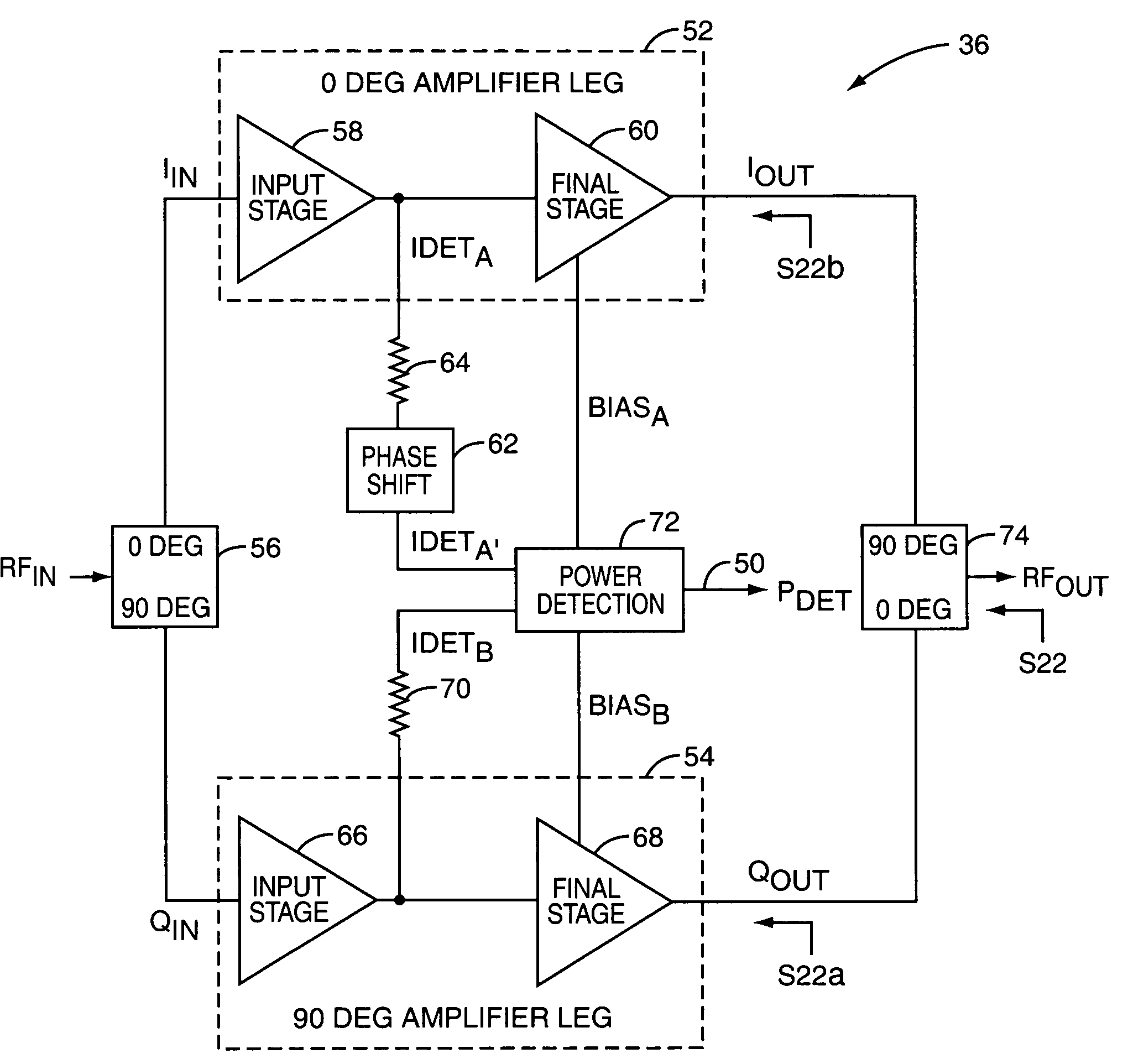 VSWR tolerant power detector