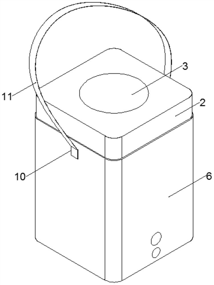 Humidifying device convenient to carry