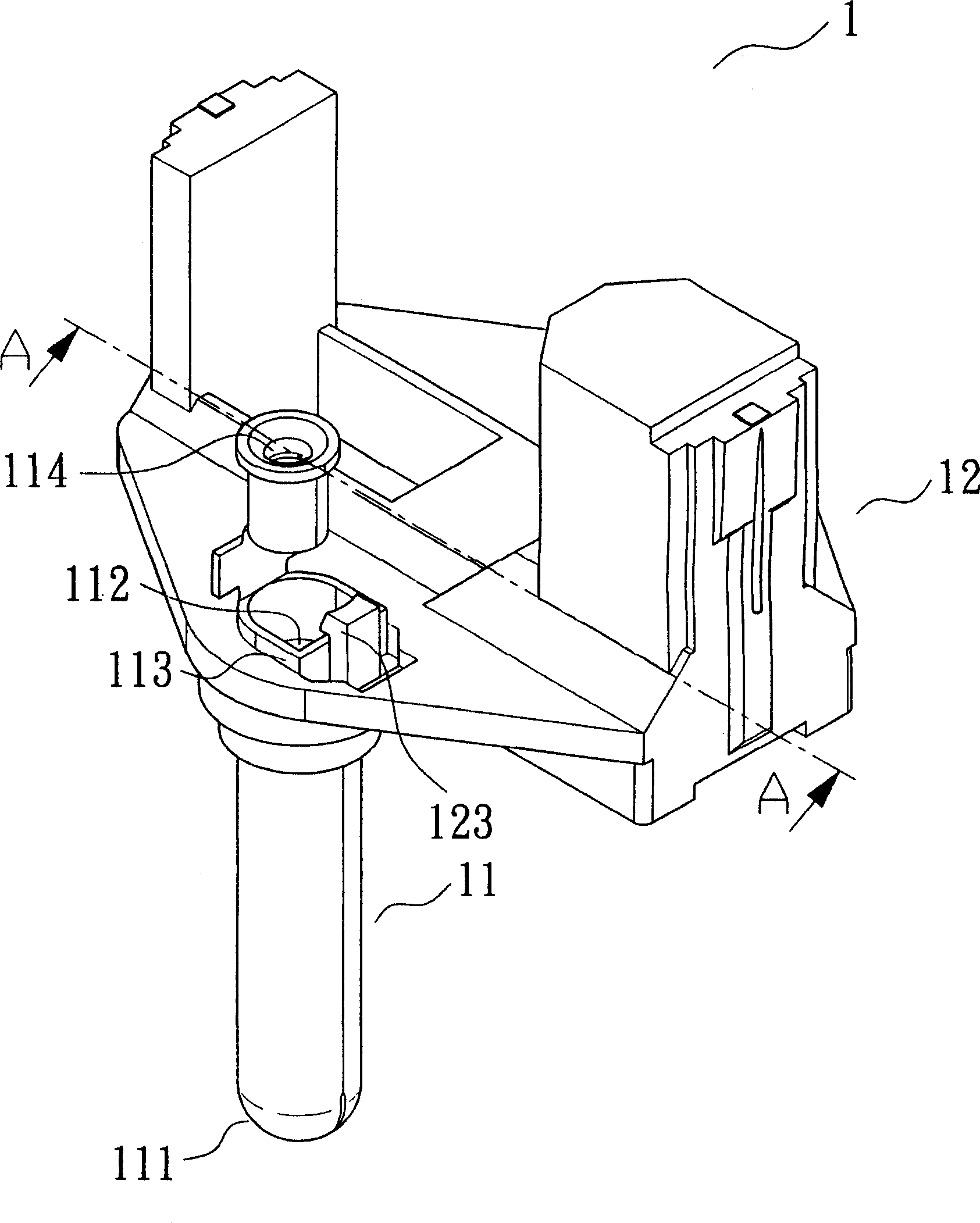 Combined plug inner frame structure