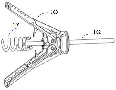 Detachable implantation instrument and operation method thereof