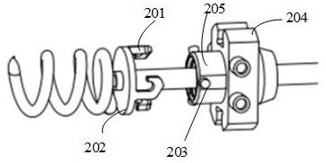 Detachable implantation instrument and operation method thereof