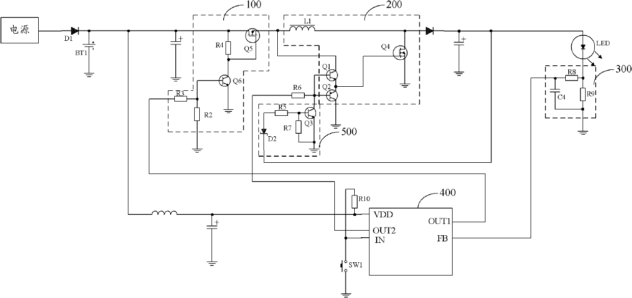 Light-emitting diode (LED) drive circuit and lamp