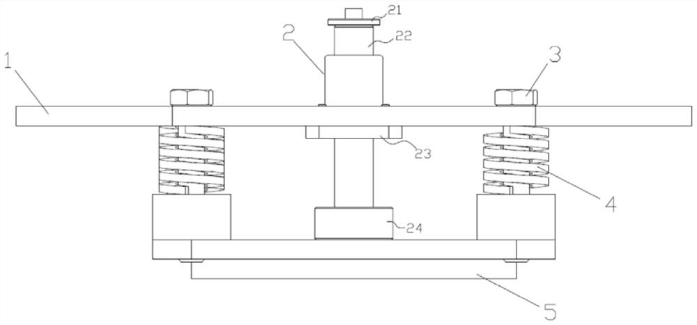 steering wheel connection device for agv trolley