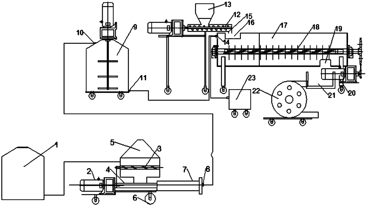 Cast-in-place polystyrene granular foaming concrete dispersion construction system and method