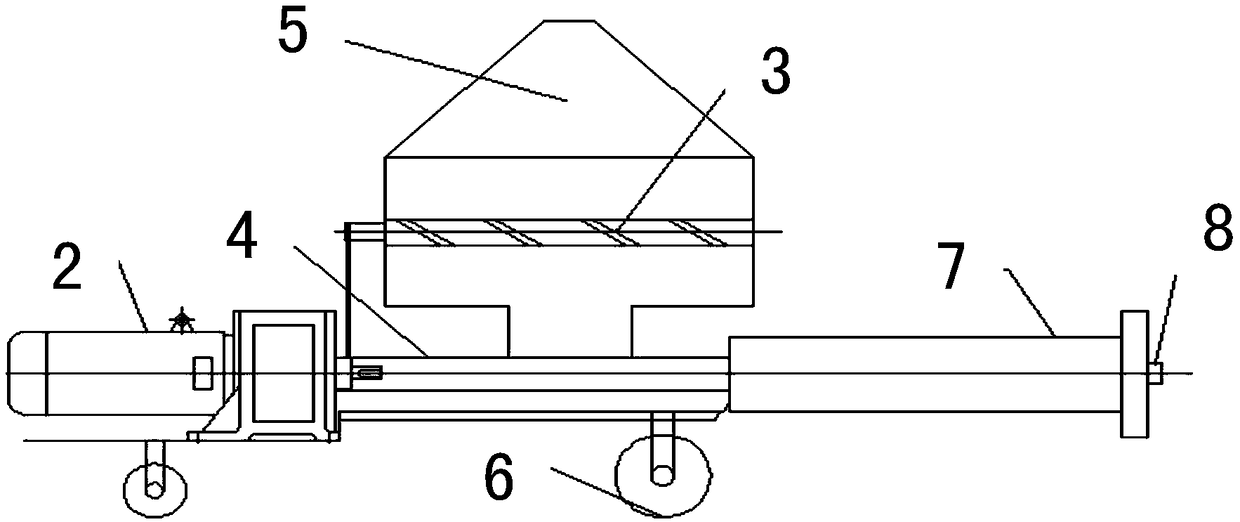 Cast-in-place polystyrene granular foaming concrete dispersion construction system and method