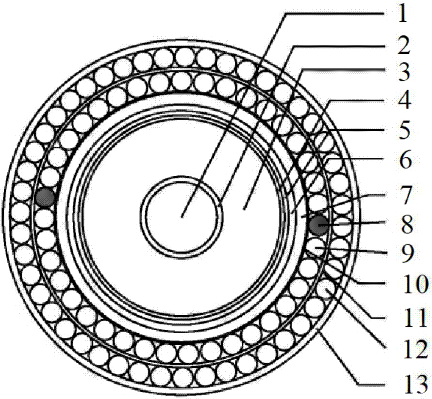 Sea cable insulation fault monitoring method based on temperature field of photoelectric hybrid submarine cable