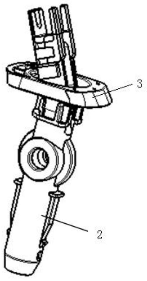 Electronic gear shifting handle mounting structure and assembling method