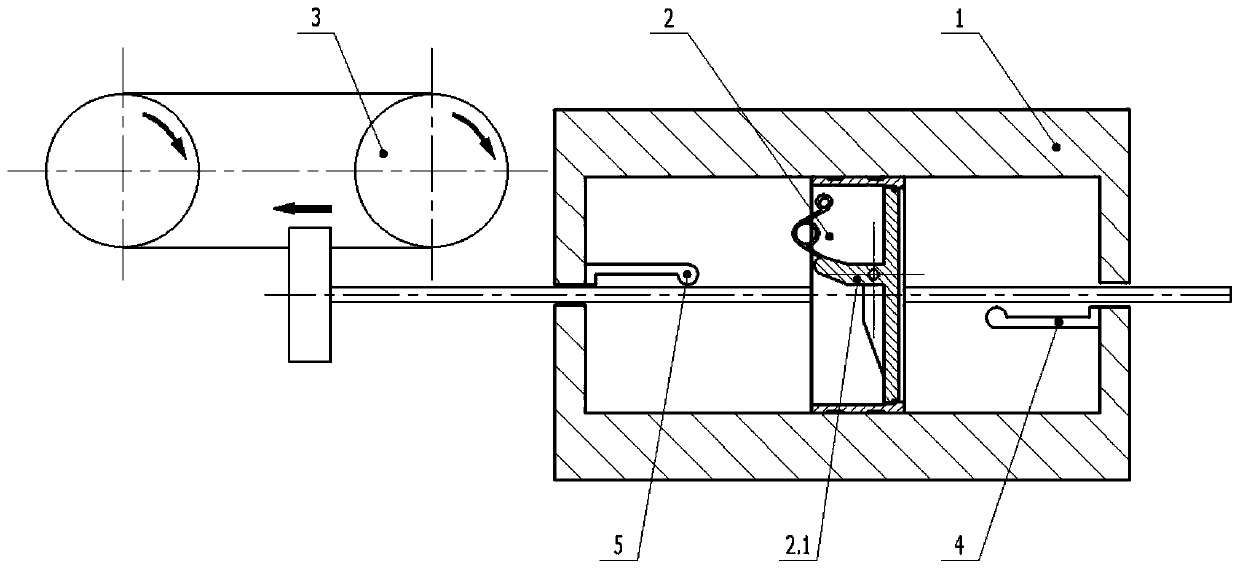 A passive piston volumetric tube with flip valve plug