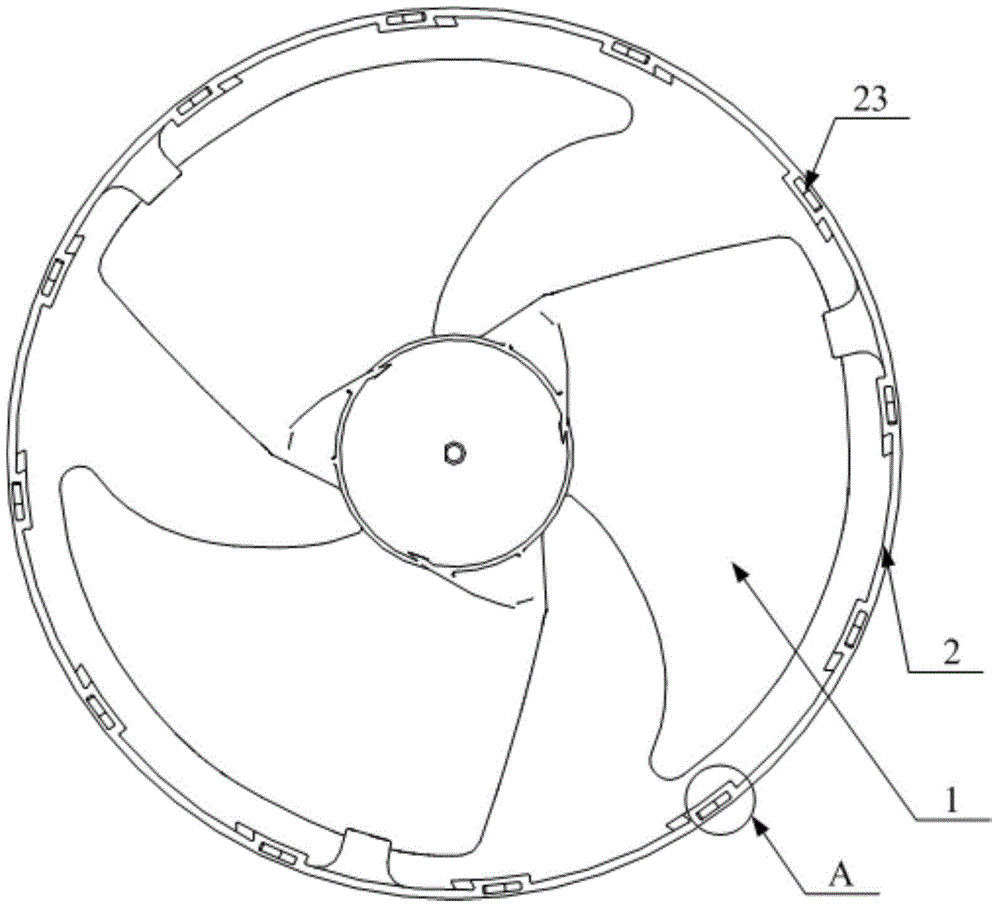 Axial flow fan and window type air conditioner