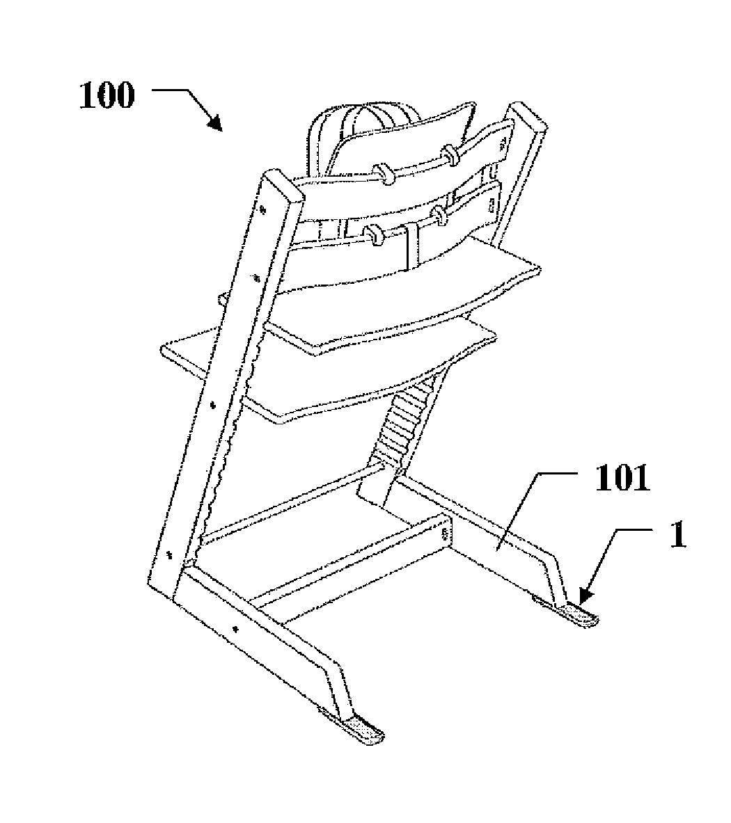 Device for a child's chair