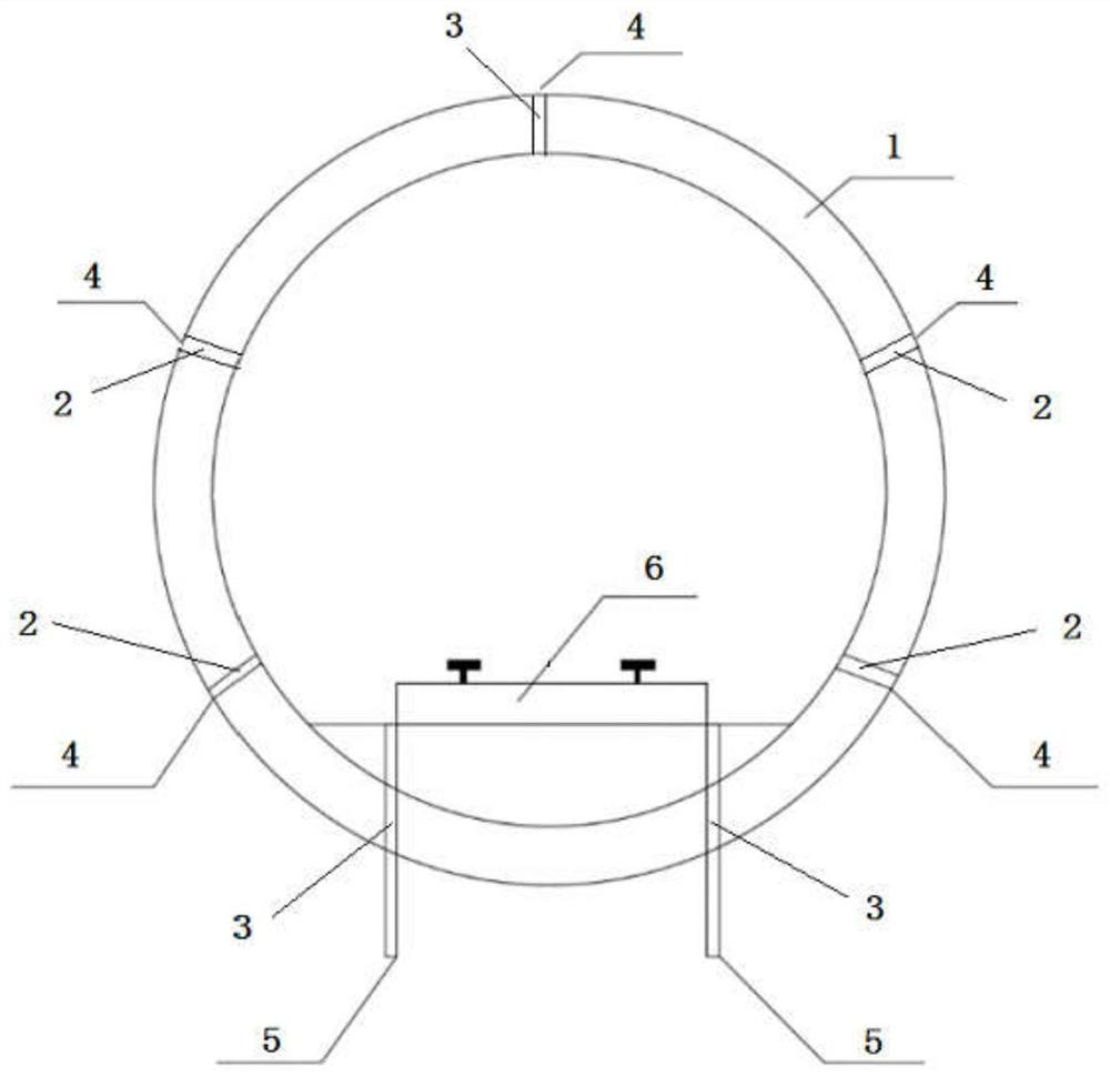 A single grout and a tunnel stabilization method using the same