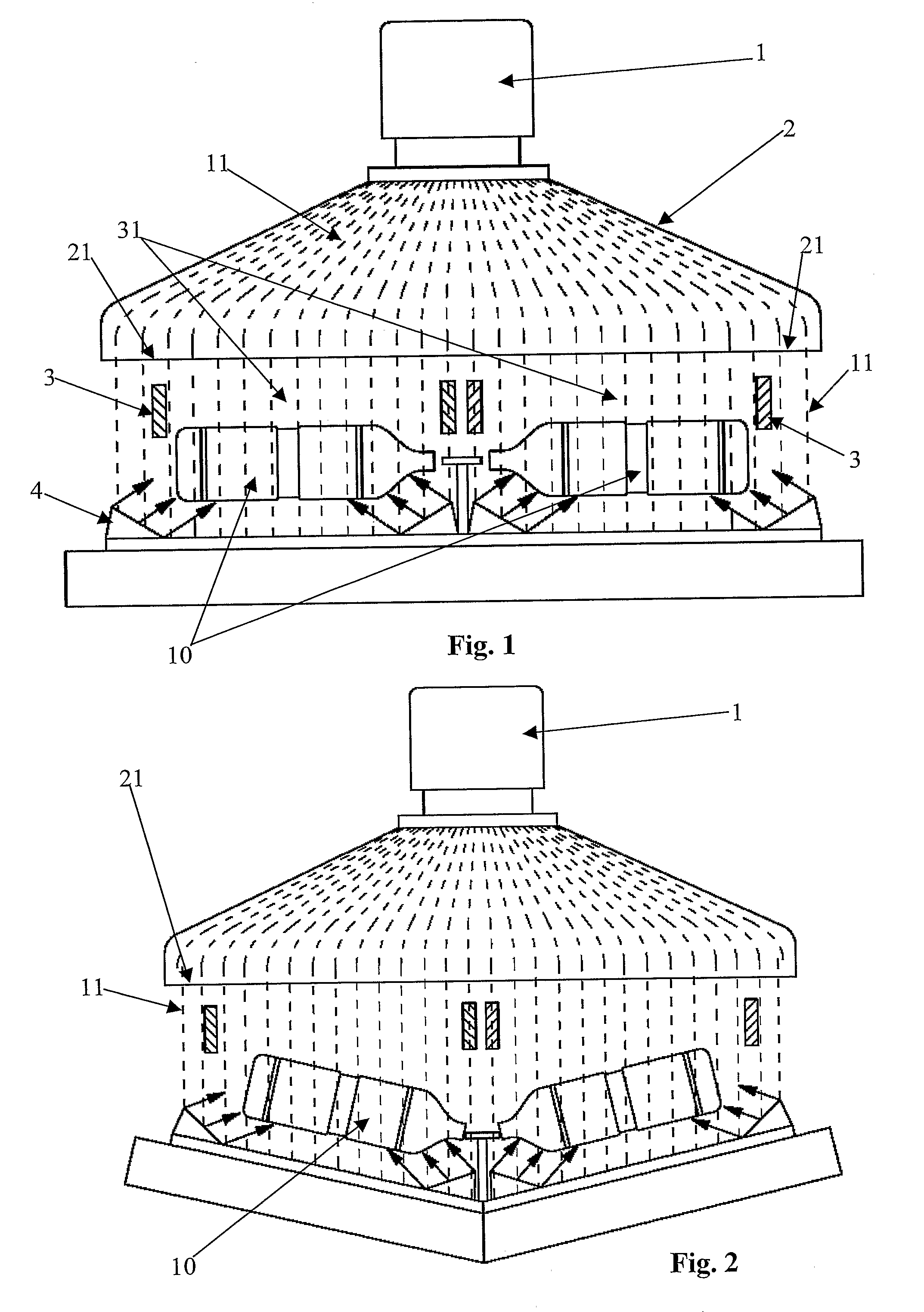 Sterilization system for pet containers and bottles