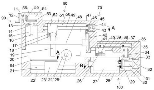 A leather wallet material processing equipment