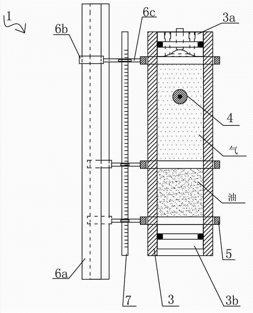 High-pressure multiphase fluid density measurement device and measurement and calculation method thereof