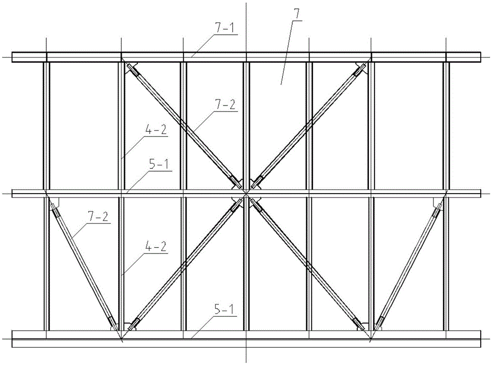 Boiler bottom support structure