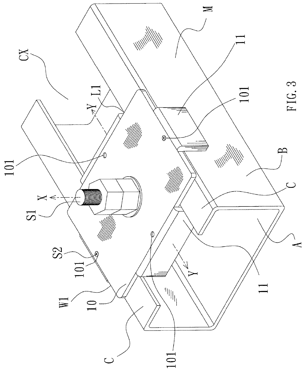 Highly versatile and easy to assemble high-strength support assembly