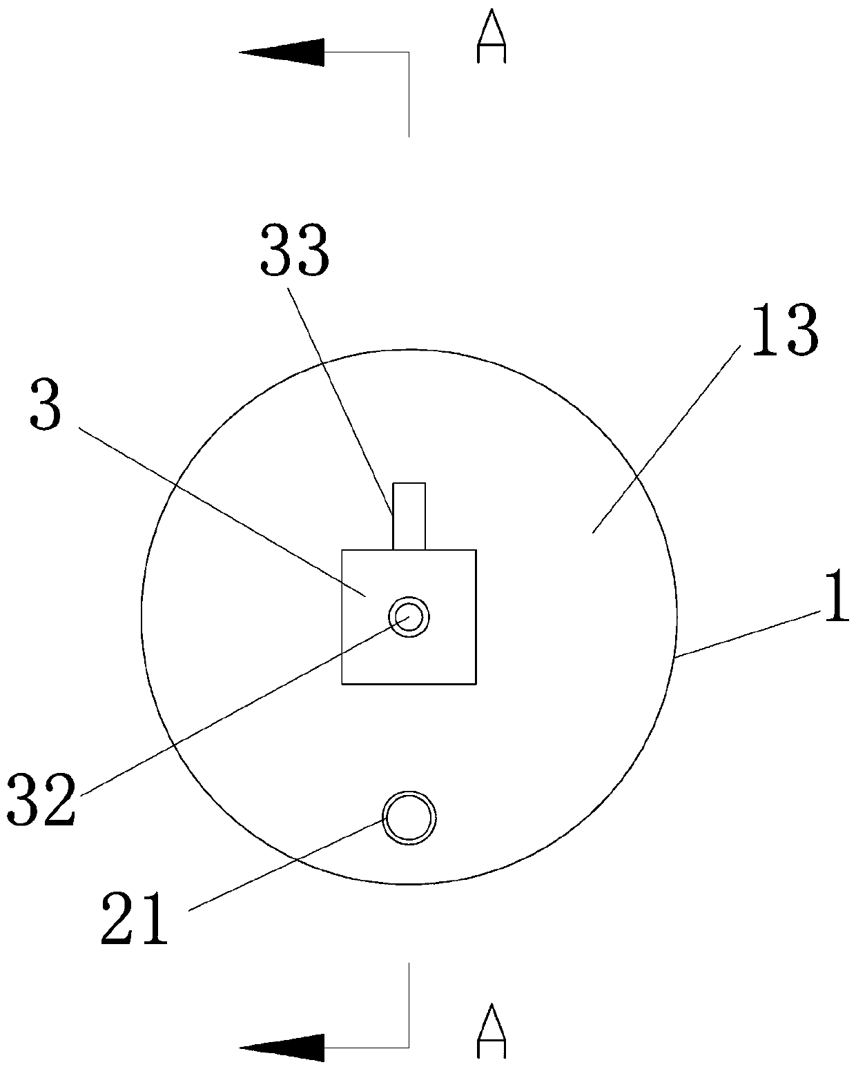 Bottle blowing machine cooling gas cooling device