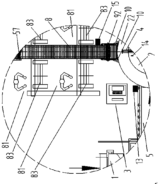 Casting post-finishing assembly line and finishing method adopting same