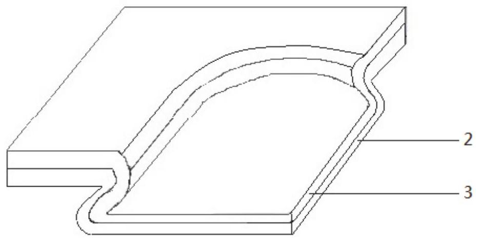 Special-shaped rivet-free riveting structure and forming device and method