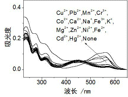 Rhodamine derivative and preparation method and application thereof