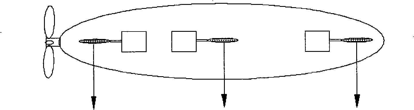 Underwater robot adjusted by three oil-bags and depth-setting control method thereof