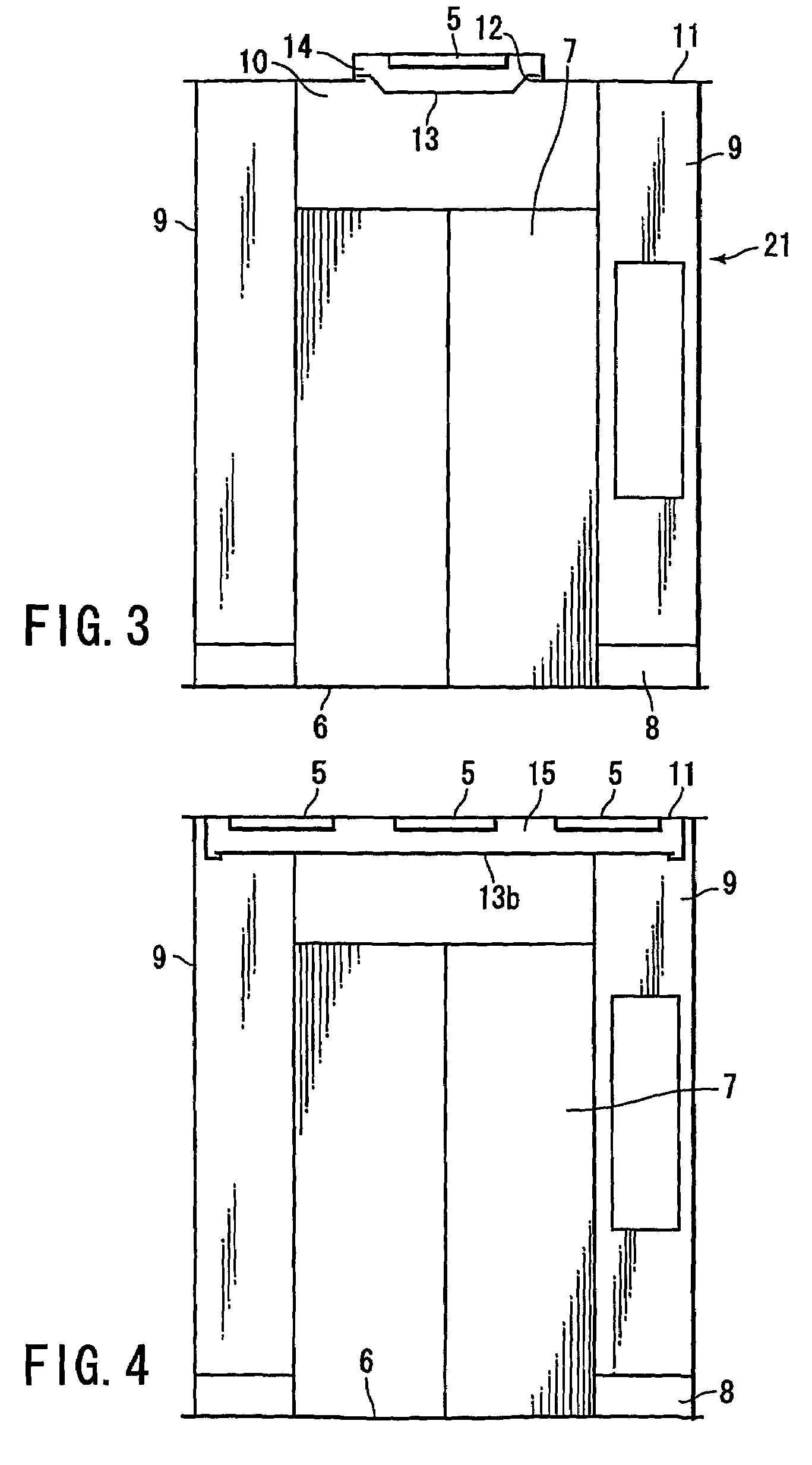 Illuminated elevator including cold-cathode flourescent lamp